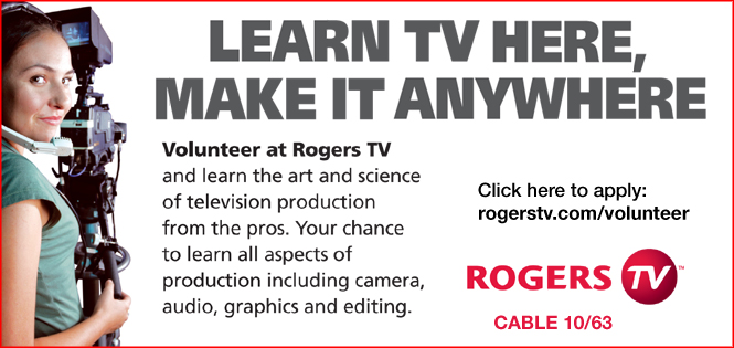 Volunteer at Rogers TV